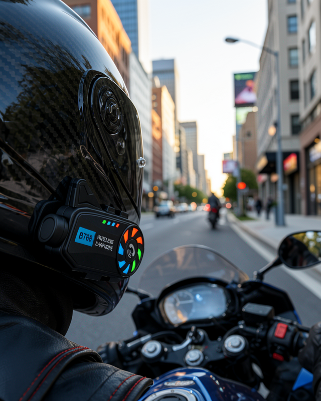 Motosiklet Kask Kamera Sistemi Gece Görüşlü Bluetooth 5.4