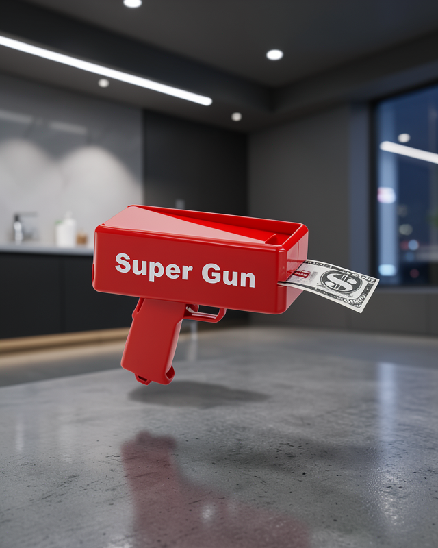 Eğlenceli Para Saçma Makinası Çocuk Oyuncağı XXUCZZZSUPERGUNNNN-5-1