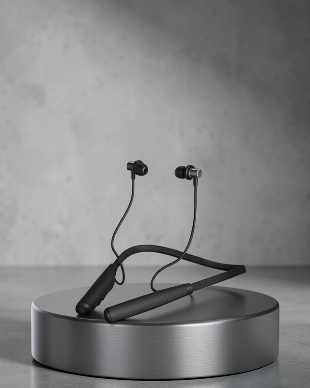 Boyun Bantlı Kulaklık Y12 Bluetooth 5.3, Kompozit Diyafram, Dokunmatik Kontrol
