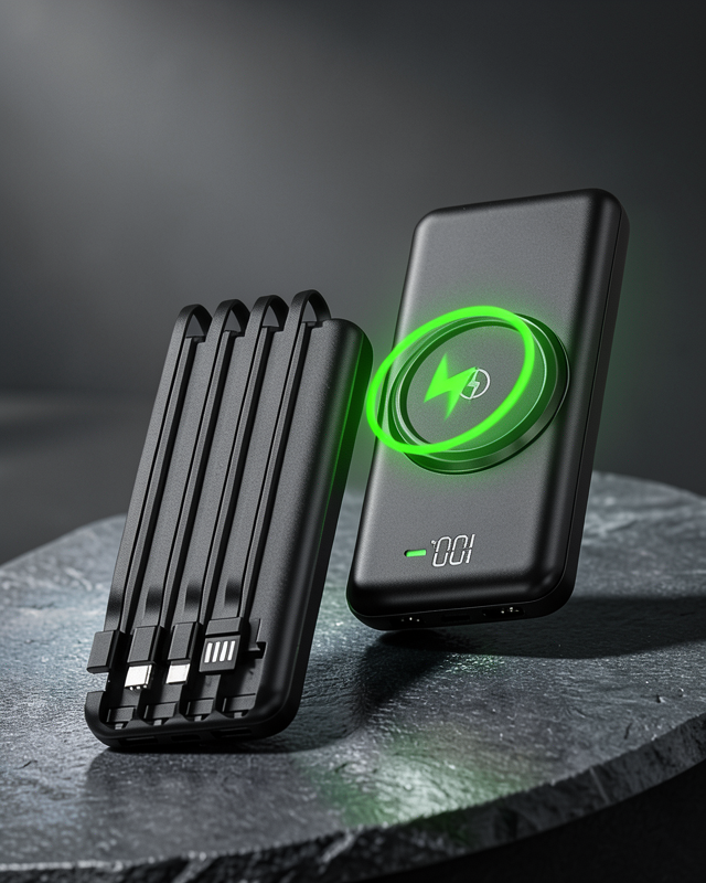 Powerbank 10000 Mah LED Ekranlı Dahili Kablolu UUCZZZPWPG10POWERBANKKKKK1-1