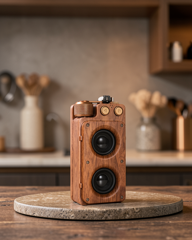 Retro Tasarım Bluetooth Hoparlör 1800mAh UCZZZA8SPEAKER-3