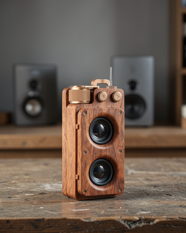 Vintage Tasarım Bluetooth Hoparlör UCZZZA8SPEAKER-1