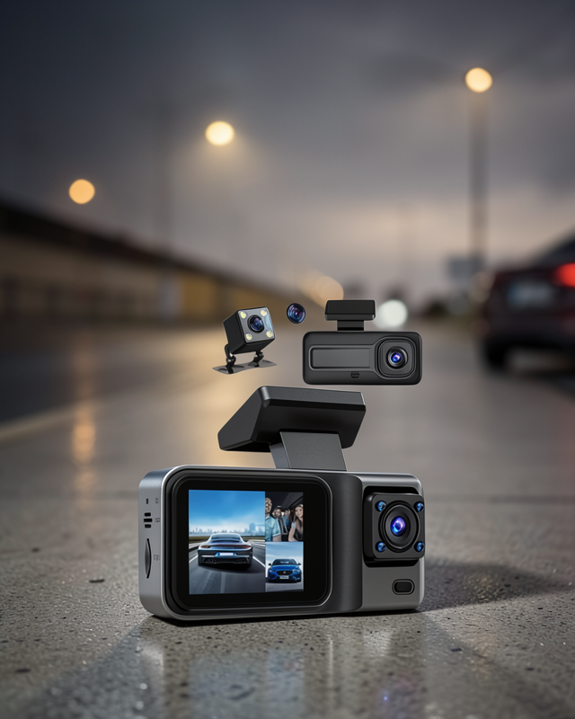 3 Kamera 360° Full HD Araç Güvenlik Sistemi UCZZZGENİŞAÇILIARAÇKAMERA-1