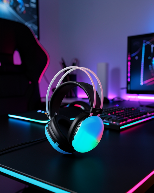 RGB Işıklı Kablosuz Kulaklık Bluetooth 5.3 XUCZZZPG580KULAKLIKKKKKKK