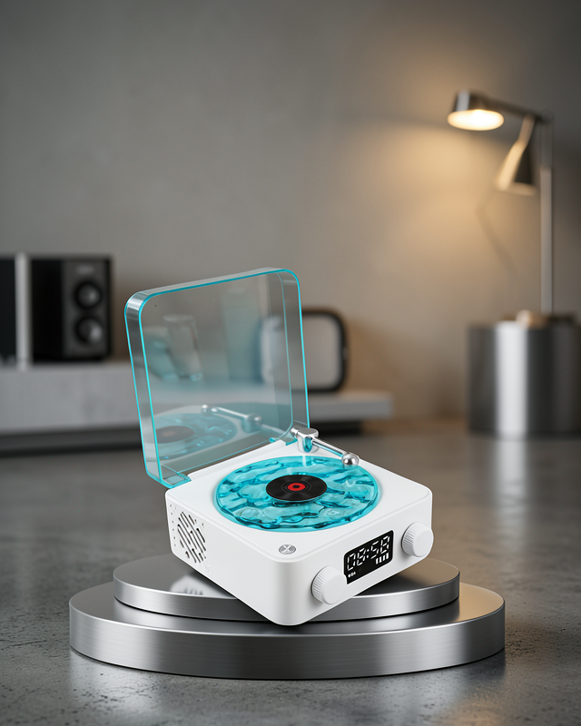 3-ü-1 Gece Işığı Bluetooth Hoparlör XUUCZZZGRAMAFONSPEAKER-5
