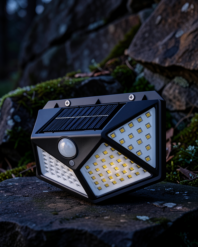 100 LED Güneş Enerjili Hareket Algılamalı Dış Mekan Lambası XUUCZZZYX100LAMBA-2
