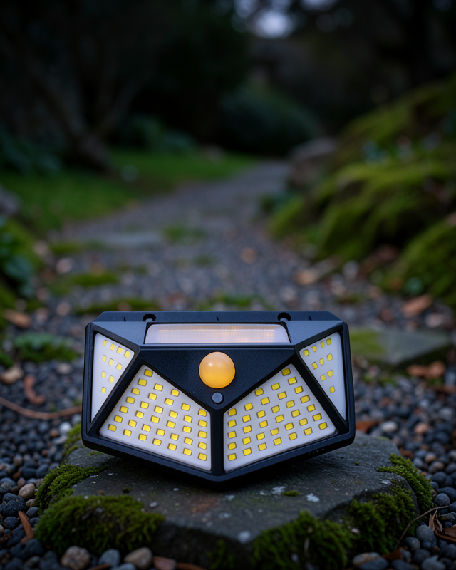 Solar Dış Mekan Lamba 100 LED Sensörlü XUUCZZZYX100LAMBA-1