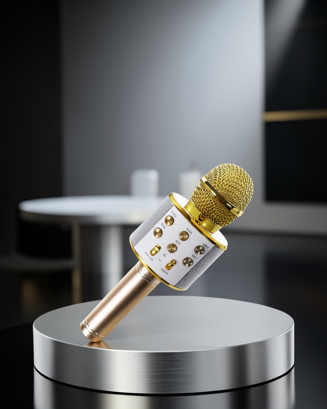Şarjlı Bluetooth Karaoke Mikrofon XUUCZZZKARAOKEMİKROFON-1