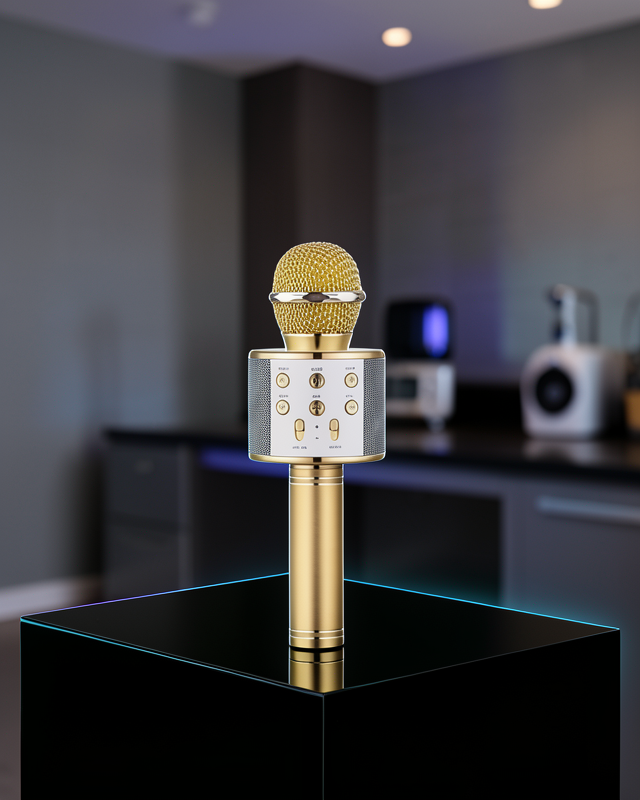 Karaoke Mikrofonu Bluetooth USB AUX Girişli XUUCZZZKARAOKEMİKROFON