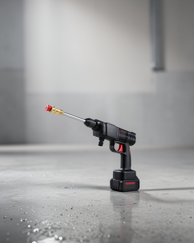 Kablosuz Yıkama Makinesi 48V 2 Pil ve Köpük Tanklı