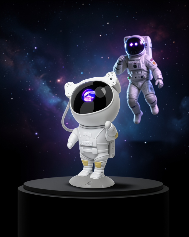 Astronot Projeksiyon Lambası Yıldız ve Ay Efektli XUCZZZASTRONOTLAMBAAA-1