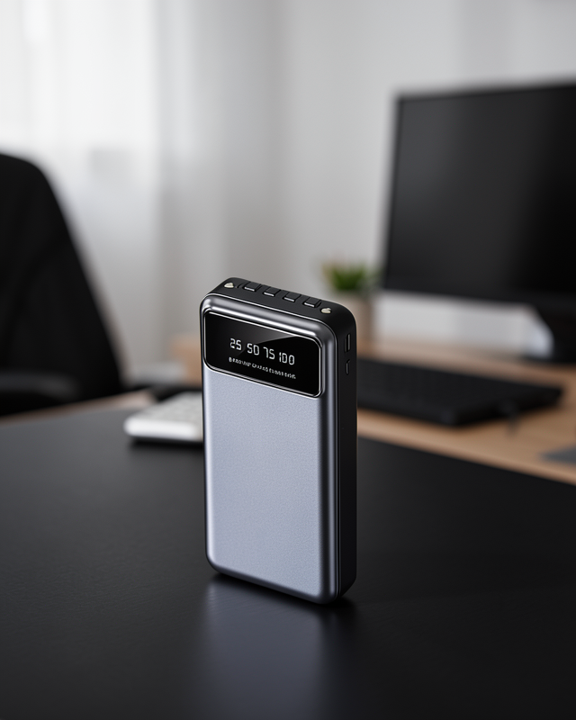 Powerbank 20000 mAh 4 Portlu Hızlı Şarjlı LED Ekranlı