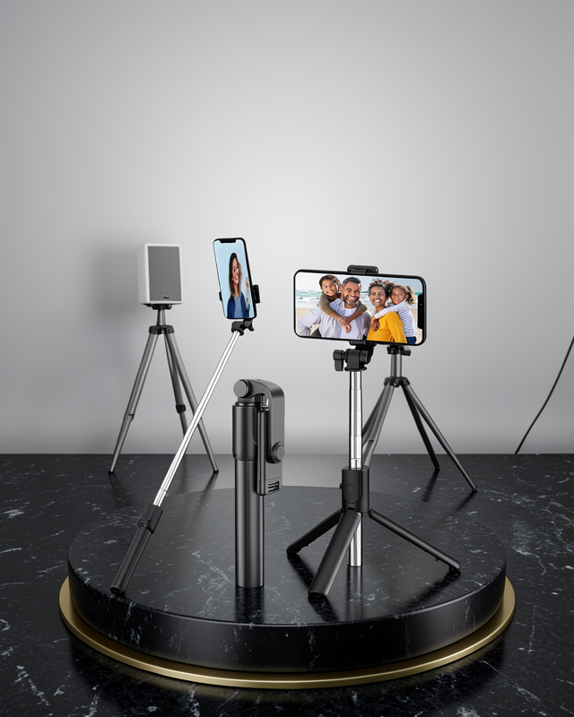 Bluetooth Selfie Çubuğu 360° Dönen XUCZZZSELFİEÇUBUĞU-1