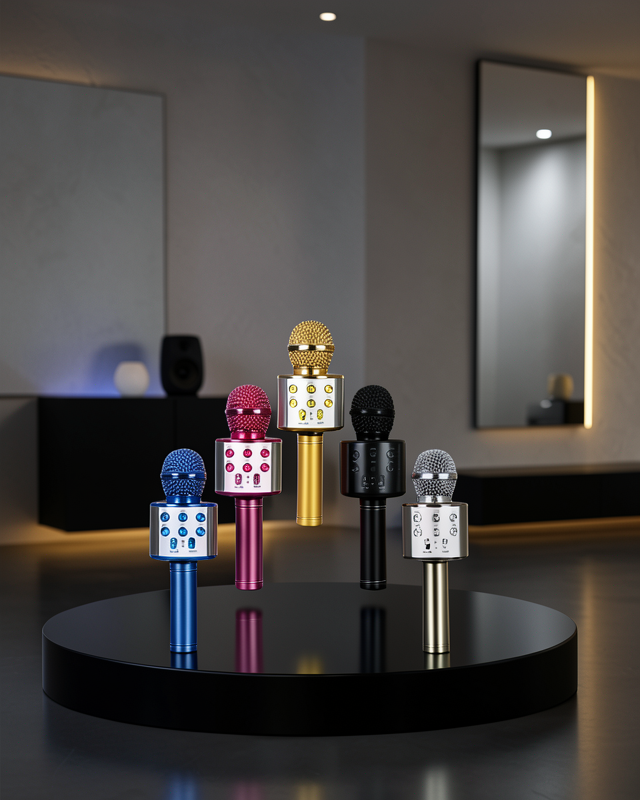 Bluetooth Karaoke Mikrofon - Yankı Efekti - XUCZZZKARAOKEMİKROFON-1