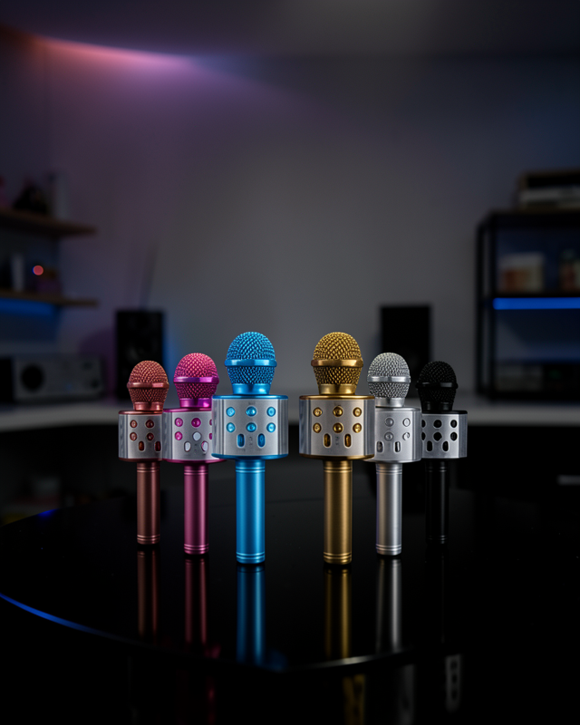 Kablosuz Bluetooth Karaoke Mikrofon Yankı Efektli XUCZZZKARAOKEMİKROFON