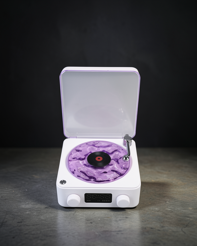 Retro Pikap Hoparlör with Projeção 360° Ses ve Gece Lambası