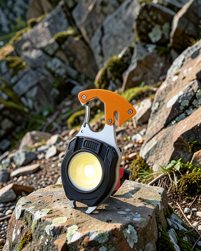 Mini El Feneri – Güçlü LED Işıklı, Şarjlı, Düdüklü, Model: XUCZZZÇOKİŞLEVLİIŞIK