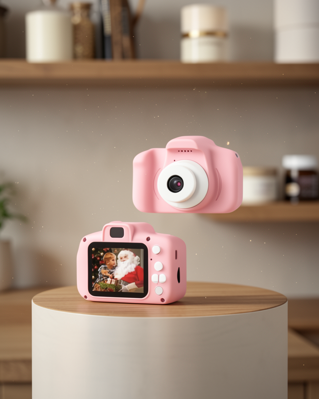 Mini 1080p HD Çocuk Kamera Pembe 8MP TF Kart Destekli XUCZZZÇOCUKKAMERASI
