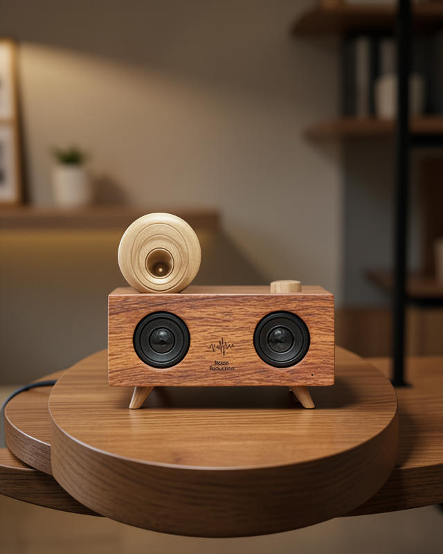 Çift Hoparlörlü Bluetooth Gramofon Speaker XUCZZZB6SPEAKER