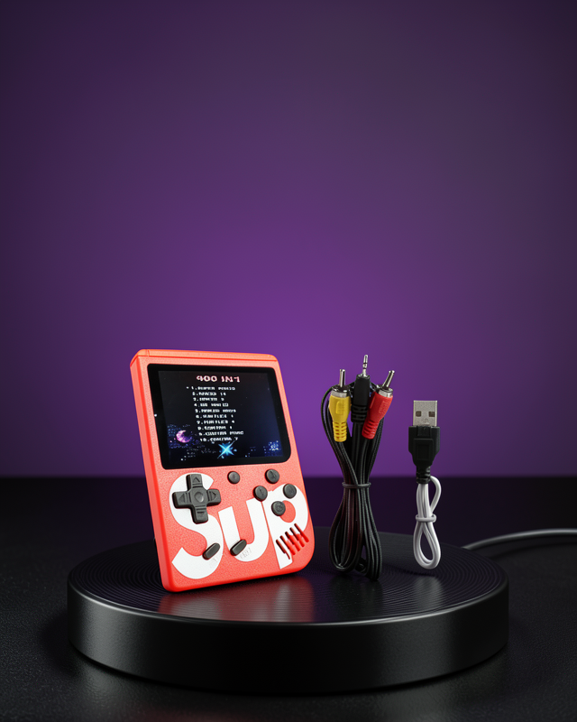 Taşınabilir Retro Oyun Konsolu 400 Oyunlu XUCZZZSUP400ATARİİİ-3