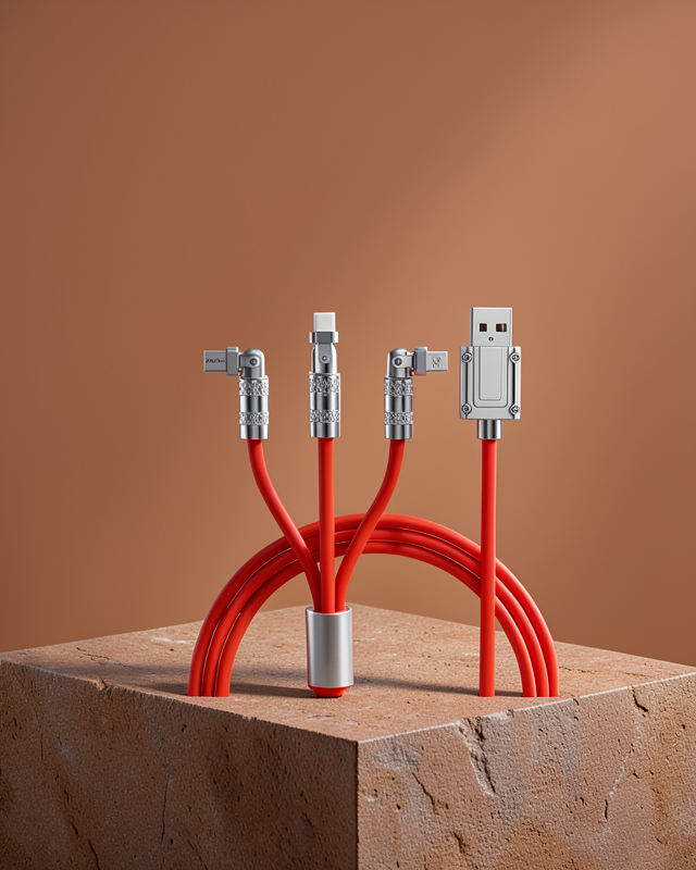 3'ü 1 USB Şarj Kablosu 120W Hızlı Şarj Model: XUCZZZS219ŞARJKABLOSUUUUUU-4