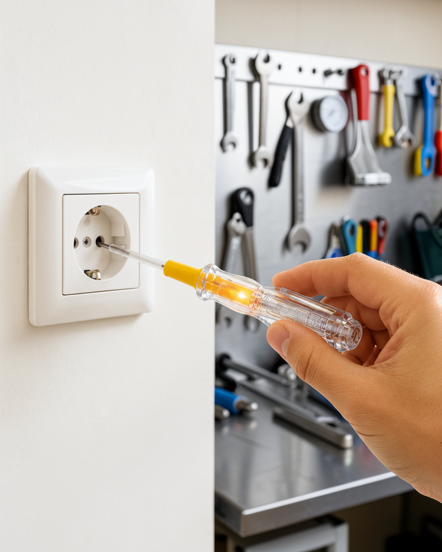 Elektrik Test Kalemi 110-220V Nikel Kaplamalı XUUCZZZJF508KALEM-2-1