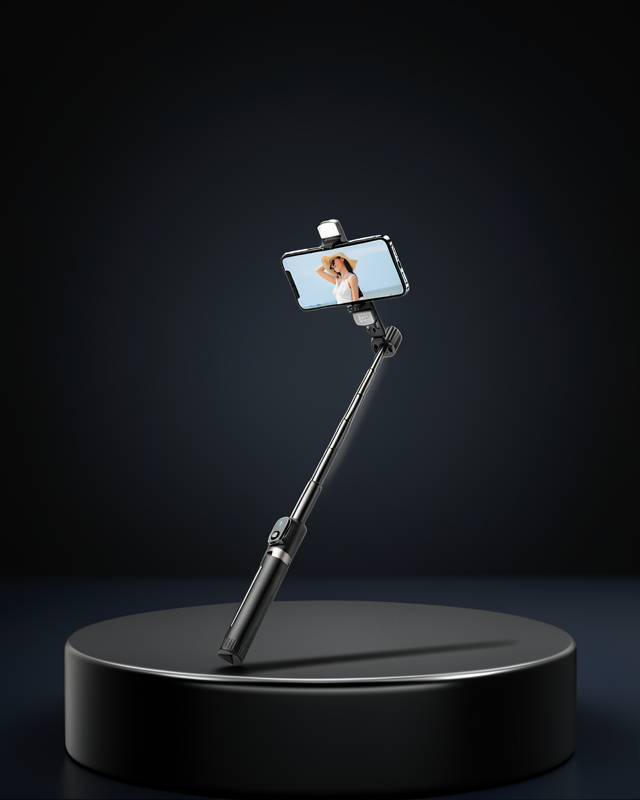 Bluetooth Işıklı Selfie Çubuğu UCZZZBLUETOOTHLUSELFİEÇUBUĞU-1